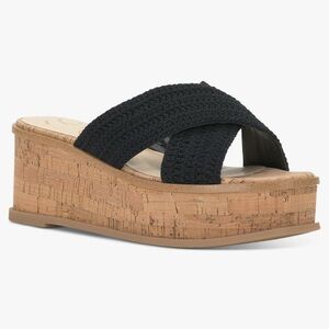 Jessica Simpson Womens Ediza Crochet Platform Sandals